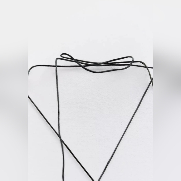 Zara Mini Waterfall Open Back Cocktail Party Dress Black Crystal size M - Picture 16 of 16